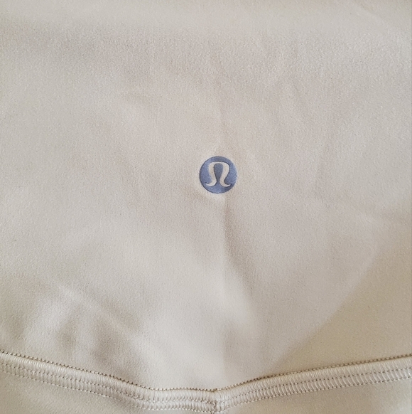 Lululemon Align HR Crop 17" Prosecco PSCO Beige Leggings Pant Women's Size 10 - Picture 4 of 8